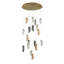 Lustre en verre 18 lumières Transitional 