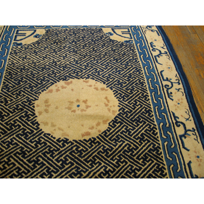 Antique Peking Chinese Ivory 1900s Rug