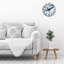 Horloge murale 12 po x 12 po à motif floral doux pour balcon de salle de bain