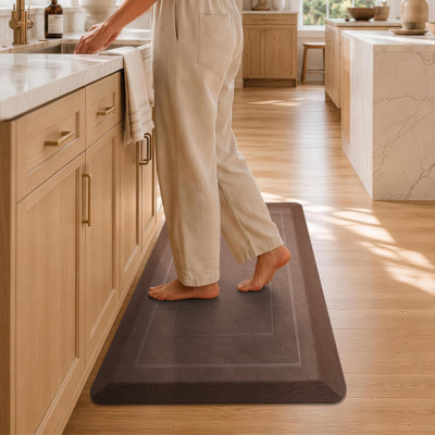 0.8" Extra-Thick Anti Fatigue Kitchen Mat with Non-Slip Backing