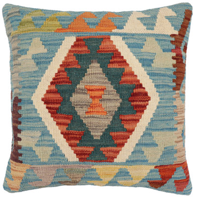 Tribal Kilim Pillow Geometric Throw Pillow
