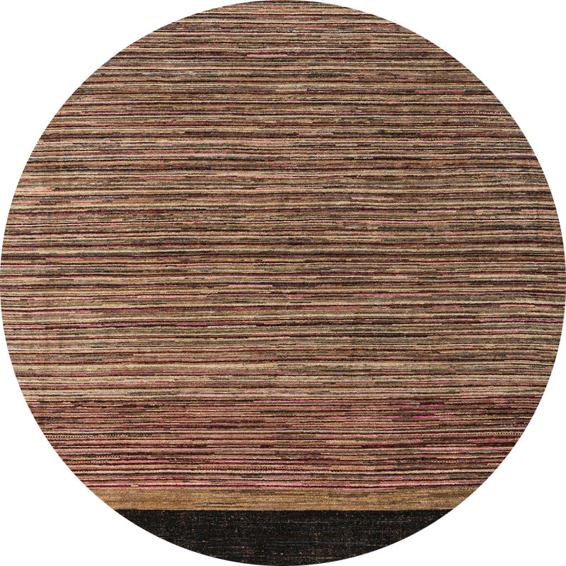Abstract Indoor Rug, Round 6'