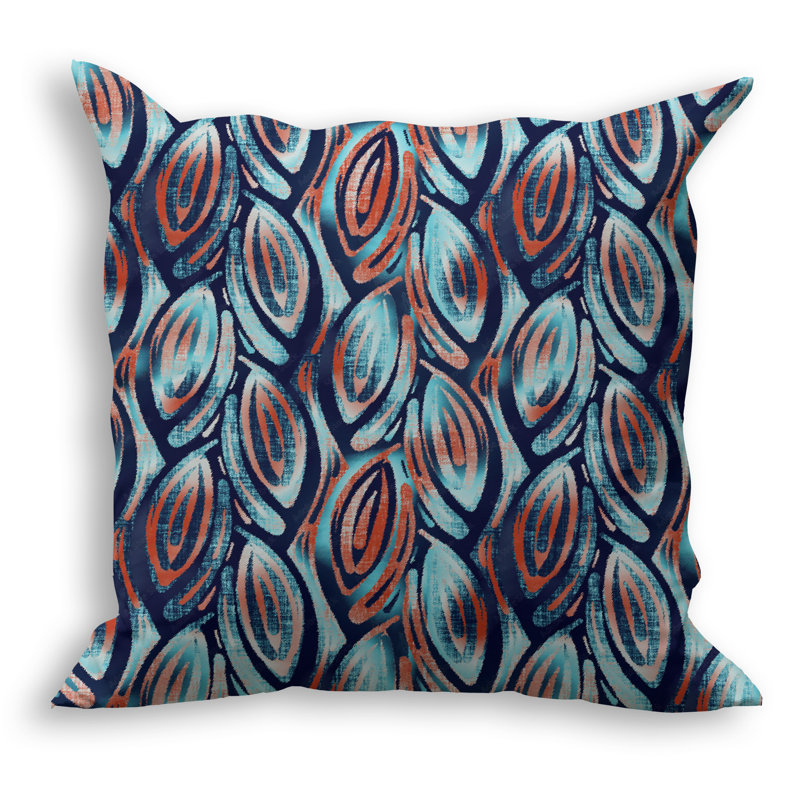 Geometric Outdoor Reversible Throw Pillow, 16" x 16"