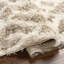 Beige Cream Modern Shaggy Rug, Abstract Stain Resistant Easy to Clean Rug For Living Room, Dining Room, Bedroom-1228391017