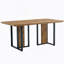 Table de salle à manger moderne et minimaliste moderne Le bureau d'ordinateur. Les tables de salle à manger sont utilisées dans la salle à manger, dans le salon 67 * 36 * 30, autocollant de panneau de densité, pulvérisation de tuyaux en fer,