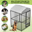 Grand chenil extérieur pour chien, cage pour chien robuste 4 x 4 x 6 pi-444316964