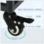 Caisse pour chien robuste en métal avec roues verrouillables, porte double et plateau amovible pour un nettoyage facile-116521602-116521603