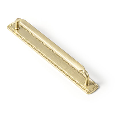 Ornate Studded Edge Backplate(style G018) Cabinet Pull Handle For Kitchen Cabinets, Dressers, Drawers & Furniture