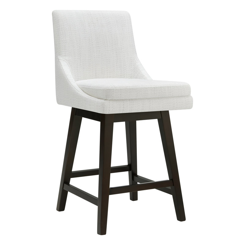 Tabouret de bar et de comptoir pivotant rembourré Zahara, Tabouret de comptoir (siège d'une hauteur de 26 p