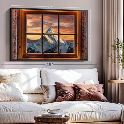 Nature " Window To Himalayas Wall Art "