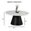 Table basse ronde de style contemporain