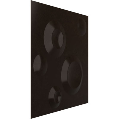 Panneau mural 3D décoratif EnduraWall 11 pi 7 po x l 11 7/8 po, brume métallique rustique universelle (couvre 0,98 pi2)