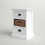 Table de chevet 2 tiroirs Avelar