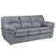 Ensemble de canapé et deux chaises en tissu Beedle, gris-122099478