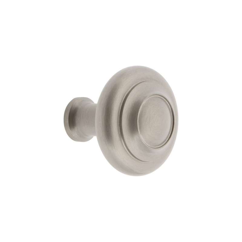 Circulaire Cabinet Knob, Satin Nickel