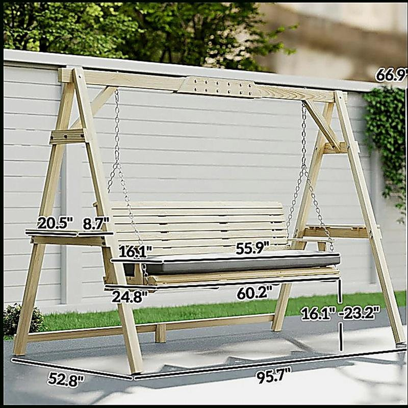 Balancelle de jardin Chic, Naturel