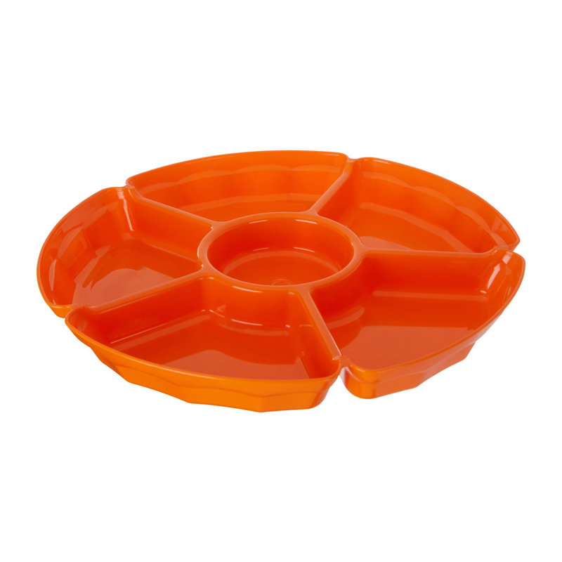 Symple Stuff Enola Plastic Divided Serving Dish