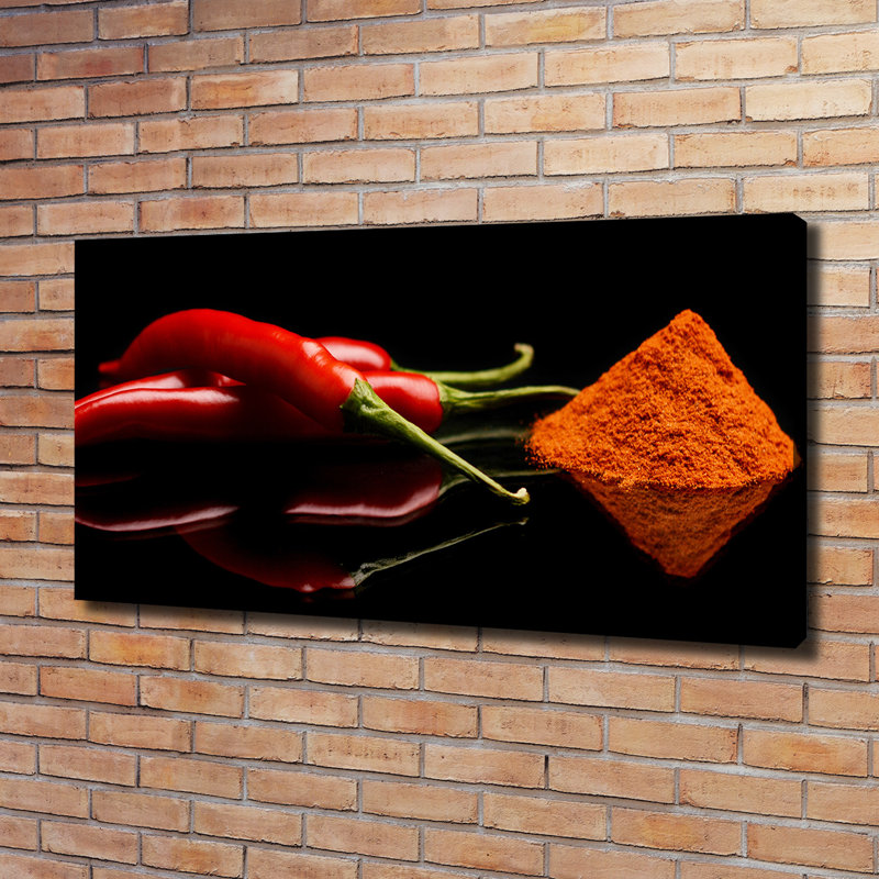Chilli and Cayenne 1 Piece Wrapped Canvas Wall Art