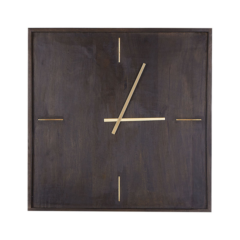 Drumourne Solid Wood Wall Clock