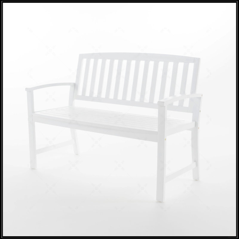 Banc en bois Farmhouse, Blanc