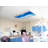 Octo Lights - Fluorescent Light Covers - Flexible Ceiling Light Diffuser Panels - Decorative Clouds - For Classrooms And Offices - 017