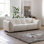 Minimalist Cream Living Room Couch