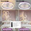 Ventilateurs de plafond modernes à DEL avec lumières Installation encastrée à intensité variable de ventilateurs de plafond minces-521236619