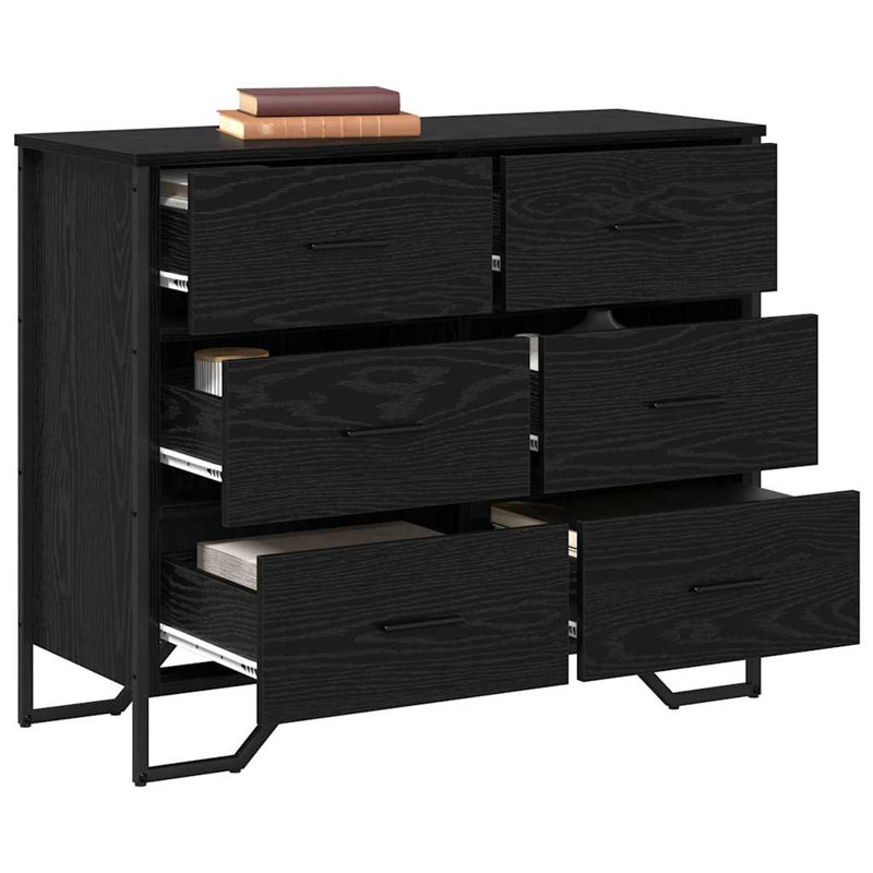 Rectangle Accent Chest, Black Oak