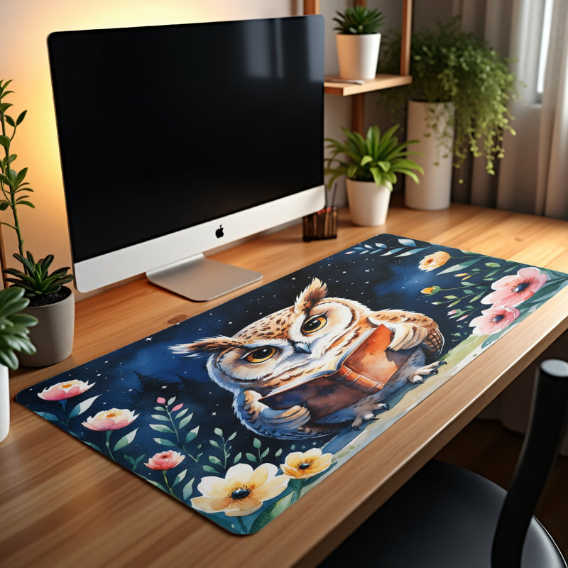 Polyester Desk Pad, 31.5x15.5