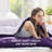 Bedsure King Color Block Quilted Duvet Insert – Purple & Pale Purple, Down Alternative, All-Season-122443356-126364010
