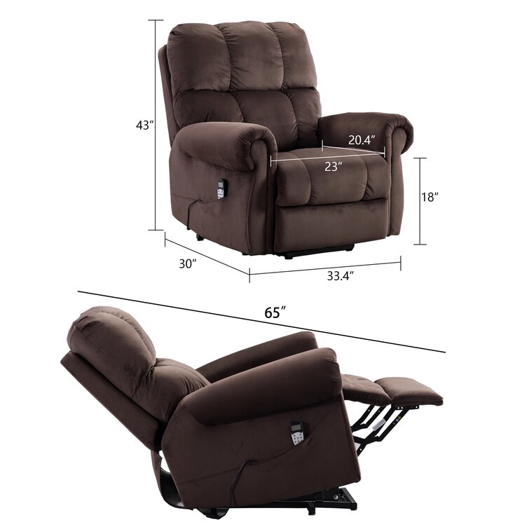 Falisha Upholstered Heated Massage Chair