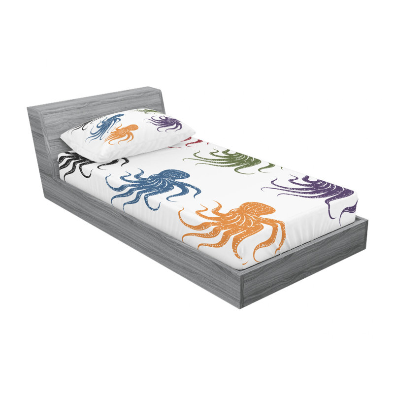 Microfiber Sheet Set, Twin XL Sheet Set with Fitted Sheet