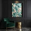 «Abstract Shapes» 12, art mural sur toile brune-1101675504