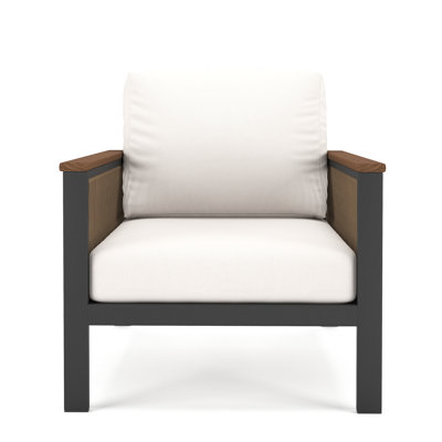 Townsend Metal Outdoor Lounge Chair with Sunbrella Cushions by Birch Lane