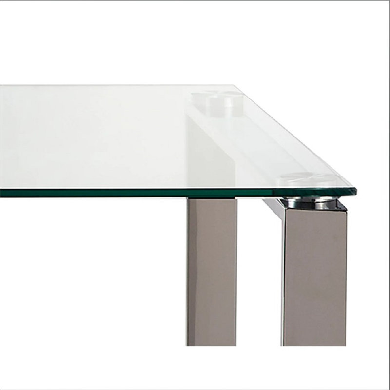 Table de bout en verre Gervin