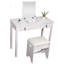 Ensemble coiffeuse et tabouret de maquillage Alyrah