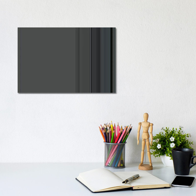 Charcoal Grey by ICanvas - Wrapped Canvas Print, 20.32 cm H x 30.48 cm W