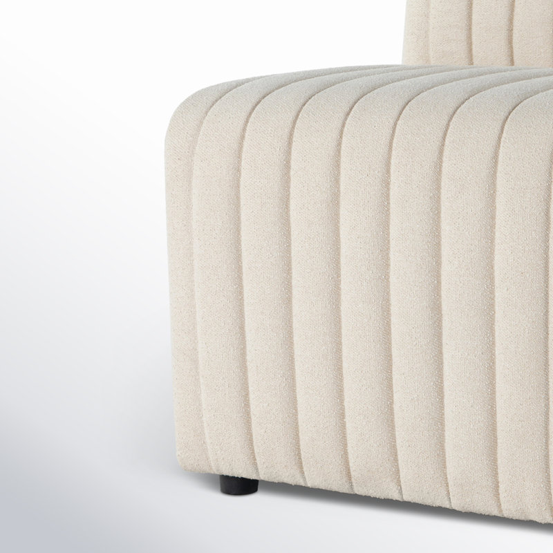 Grayson Upholstered Dining Chair, Capri Oatmeal Boucle