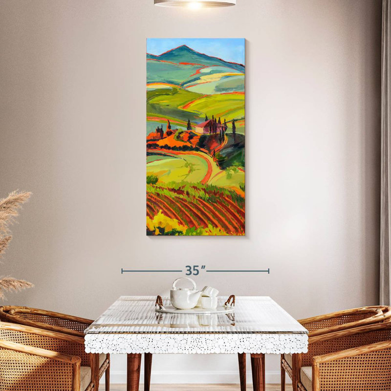 Ferme de campagne toscane, H 48 po x l 24 po