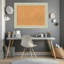 Panneau de tableau en bois argenté chaud Oliver, babillard en liège naturel, tableau d'organisation, tableau d'affichage-90724127-90724124