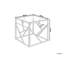 Marquise Glass Top Frame End Table-43556188