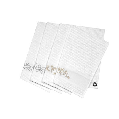 Ensemble de 2 serviettes gaufrées 2 pièces