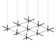 Labyrinth Dimmable LED Modern Linear Chandelier