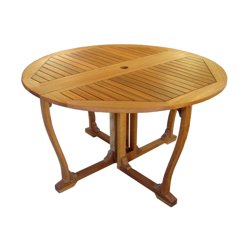 Church Street Round Solid Wood Outdoor Bar Table Yes , 51.5 " W 51 " D