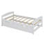 Lit plate-forme avec lit gigogne-579995222