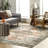 Gracie SpinClean Distressed Medallion Machine Washable Area Rug-1922363118