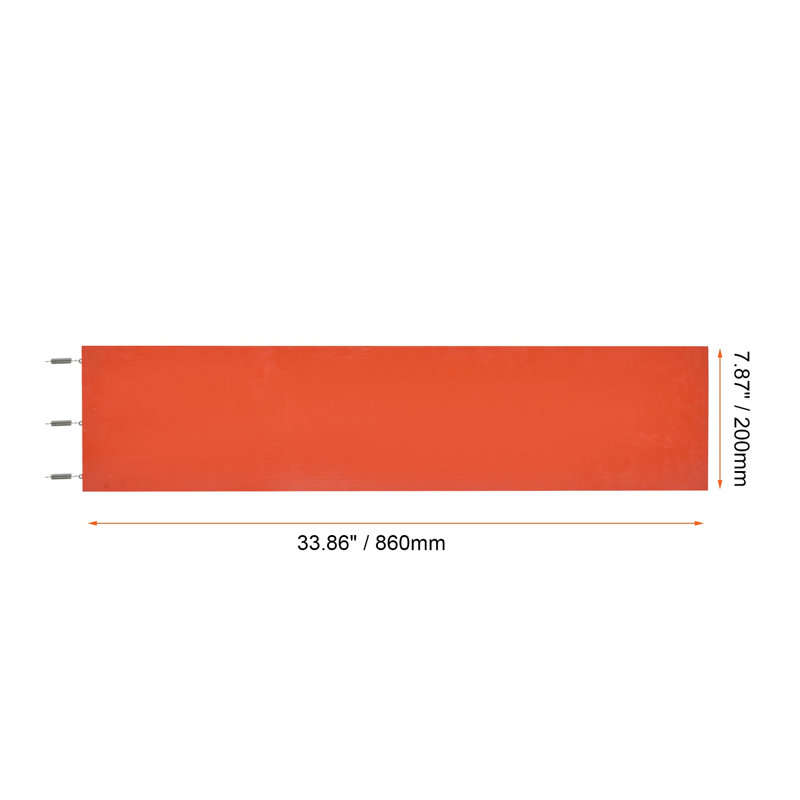 Bande chauffante de 800 W pour fûts de 5 gallons, thermostat réglable de 86 à 302 °F, couverture isolante en caoutchouc de silicone, homologuée FCC