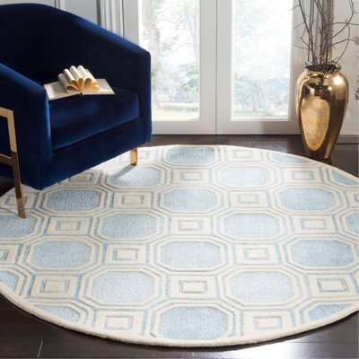 Precious Hand Tufted Performance Geometric Rug