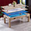 Table de billard multi-fonctionnelle à bascule trois-en-un