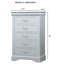 Meuble de rangement de style transitionnel 1Pc